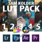 Sam Kolder LUTs Pack for Final Cut Pro X, After Effects, Photoshop, and more (Win/macOS)