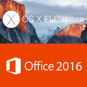 Os x el capitan and office 2016 logo icon