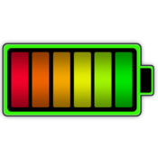 Battery health monitor battery stats and usage icon