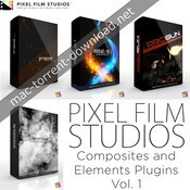 Pixel film studios composites and elements plugins vol1 for fcpx icon