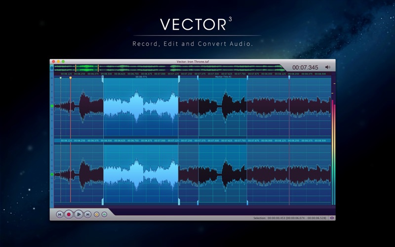 Vector 3 - Record & Edit Audio Screenshot 1