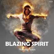 Blazing spirit fire photoshop action v101 13448466 icon