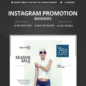 Sales instagram banners 6 templates 12901326 icon