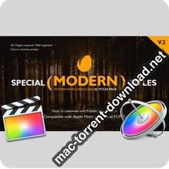 Special Modern Titles Pack for FCPX 20708205 icon