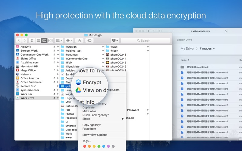 CloudMounter: cloud encryption Screenshot 02 19t0u8kn