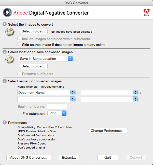 Adobe DNG Converter 114 Screenshot 01 cqjt6ly