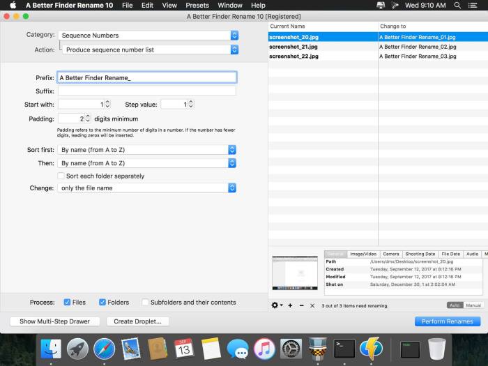 A Better Finder Rename 1100b13 Screenshot 03 1i9anony