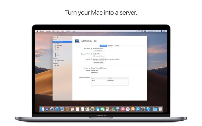 macOS Server Screenshot 01 pckdhy