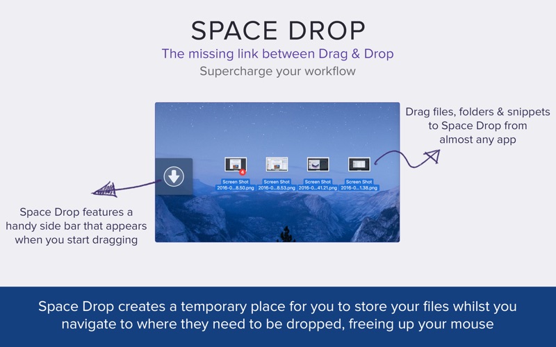 Space Drop: Better Drag & Drop Screenshot 01 q595fpy