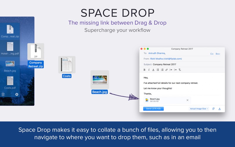 Space Drop: Better Drag & Drop Screenshot 02 q595fpy