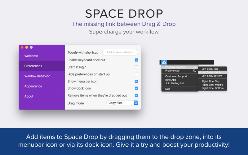 Space Drop: Better Drag & Drop Screenshot 05 q595fpy