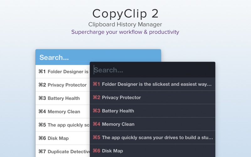 CopyClip 2 - Clipboard Manager Screenshot 01 sw76fry