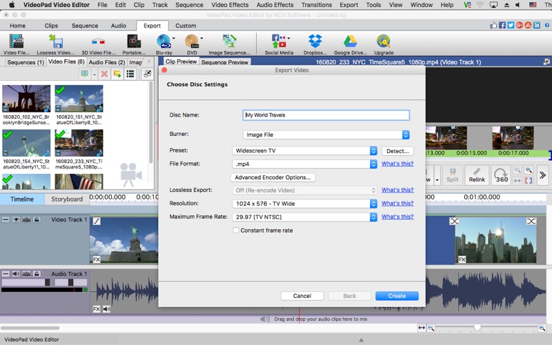 VideoPad Video Editor Screenshot 5 bn8md1y